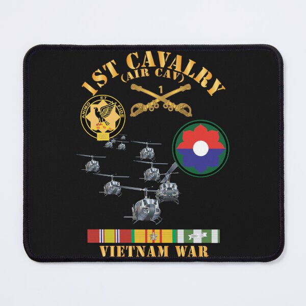 Item preview, Army - 1st Cavalry (Air Cav) - 9th Infantry Div w SVC X 300 designed and sold by Military Insignia Products.