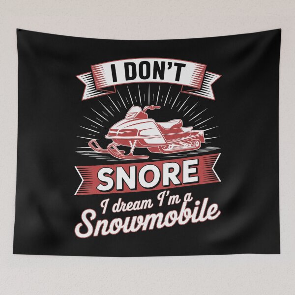 Item preview, Snowmobile I Don_t Snore Winter Sports Motor Sled designed and sold by WalshDrawnLaugh.
