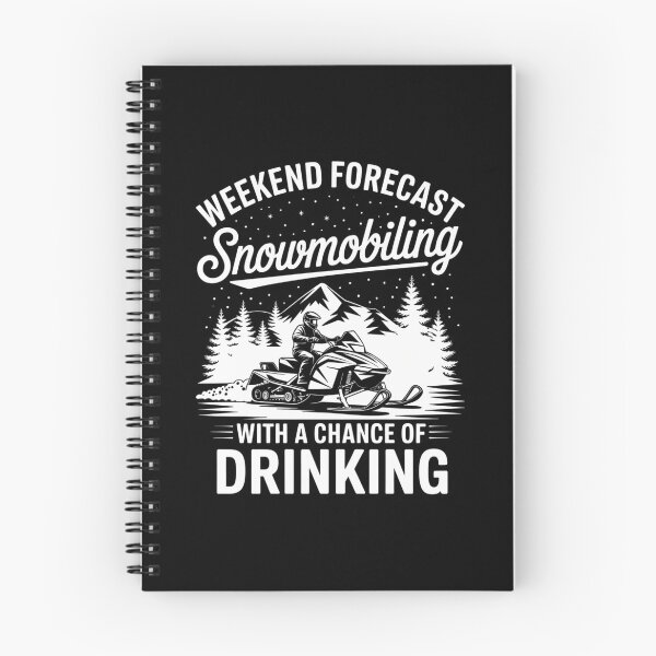 Item preview, Snowmobile Weekend Forecast Winter Sports Motor Sled designed and sold by WalshDrawnLaugh.
