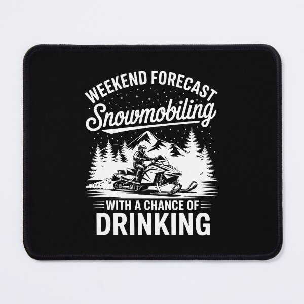 Item preview, Snowmobile Weekend Forecast Winter Sports Motor Sled designed and sold by WalshDrawnLaugh.