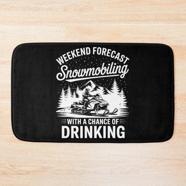Item preview, Snowmobile Weekend Forecast Winter Sports Motor Sled designed and sold by WalshDrawnLaugh.
