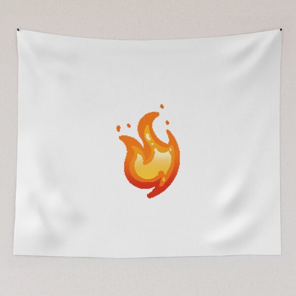 Item preview, Pixel Art Flame designed and sold by PamelaKeLaney.