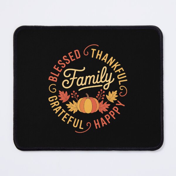 Item preview, Blessed Thankful Family Thanksgiving designed and sold by WalshDrawnLaugh.
