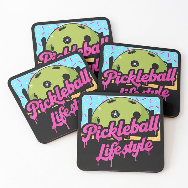 Item preview, Pickleball Lifestyle Retro Drip Design designed and sold by LashondaGreen89.