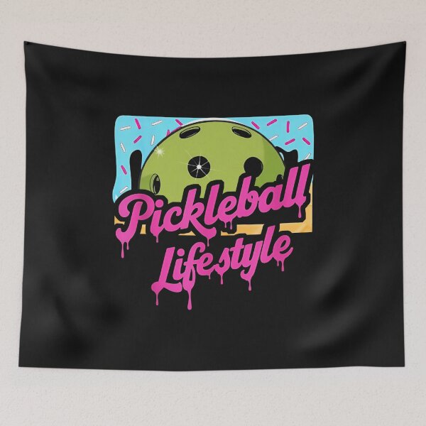 Item preview, Pickleball Lifestyle Retro Drip Design designed and sold by LashondaGreen89.