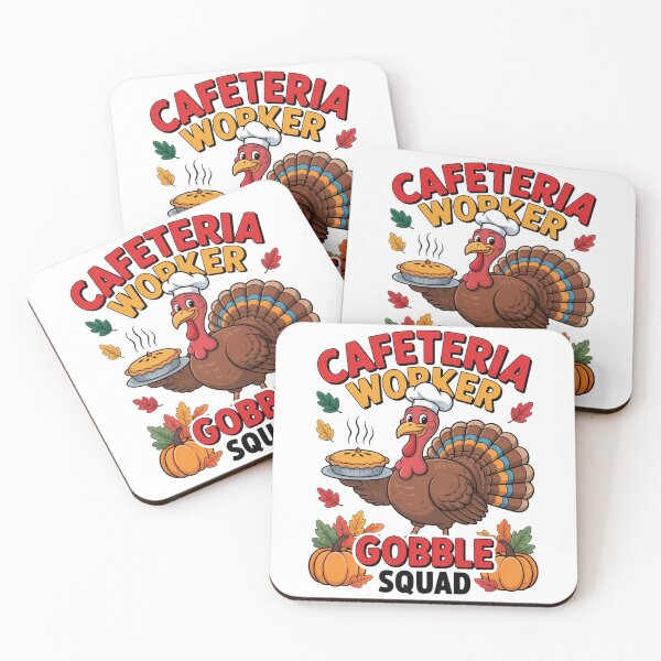 Item preview, Cafeteria Worker Gobble Squad Turkey Pumpkin Thanksgiving designed and sold by WalshDrawnLaugh.