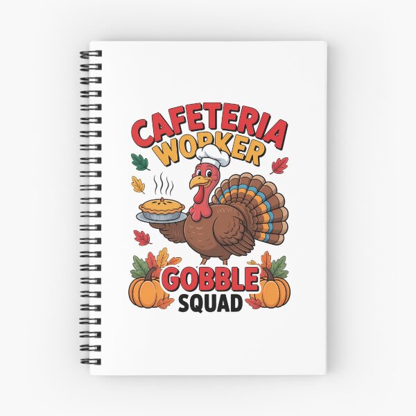 Item preview, Cafeteria Worker Gobble Squad Turkey Pumpkin Thanksgiving designed and sold by WalshDrawnLaugh.