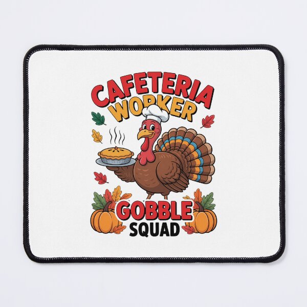 Item preview, Cafeteria Worker Gobble Squad Turkey Pumpkin Thanksgiving designed and sold by WalshDrawnLaugh.