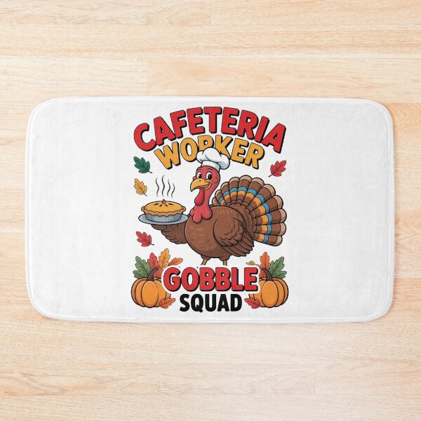Item preview, Cafeteria Worker Gobble Squad Turkey Pumpkin Thanksgiving designed and sold by WalshDrawnLaugh.