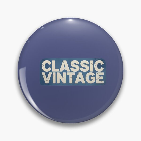 Item preview, Distressed "Classic Vintage" Denim Typography designed and sold by ShadowArt-Sahil.