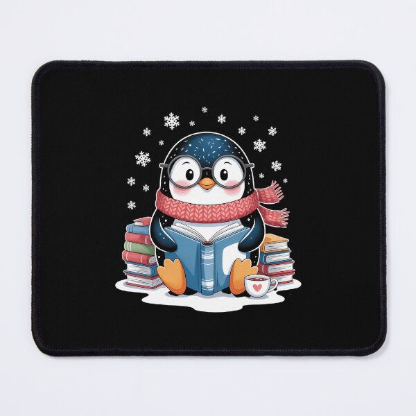 Item preview, Christmas A Penguin Reading Book Snowflake Cocoa Hot Teacher designed and sold by WalshDrawnLaugh.