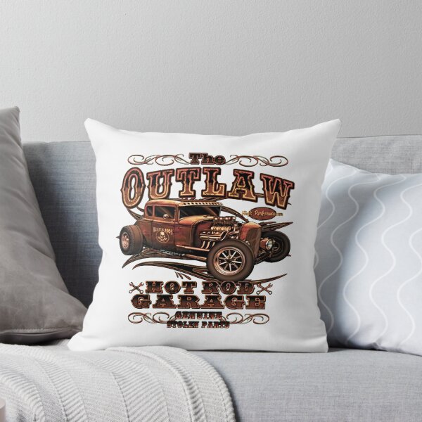 Item preview, Men's Outlaw Hot Rod Garage designed and sold by badreeder.