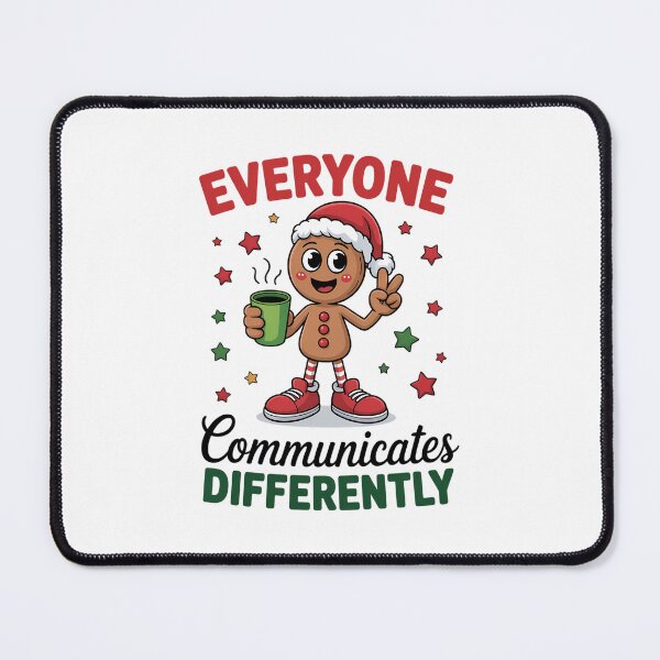 Item preview, Christmas Everyone Communicate Differently Speech Therapy designed and sold by WalshDrawnLaugh.