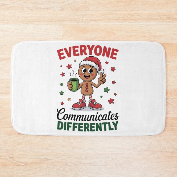Item preview, Christmas Everyone Communicate Differently Speech Therapy designed and sold by WalshDrawnLaugh.