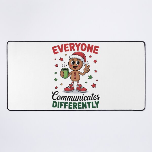 Item preview, Christmas Everyone Communicate Differently Speech Therapy designed and sold by WalshDrawnLaugh.