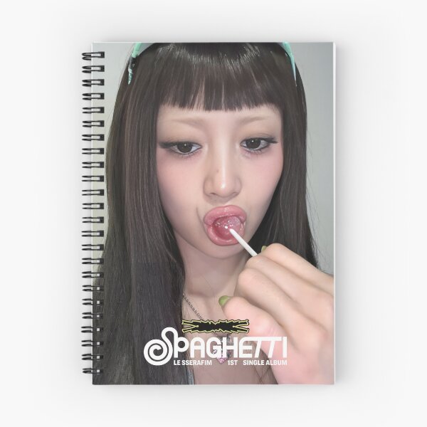 Item preview, LE SSERAFIM SPAGHETTI Yunjin Merch – Limited K‑Pop Apparel & Accessories designed and sold by Valereekmerch.