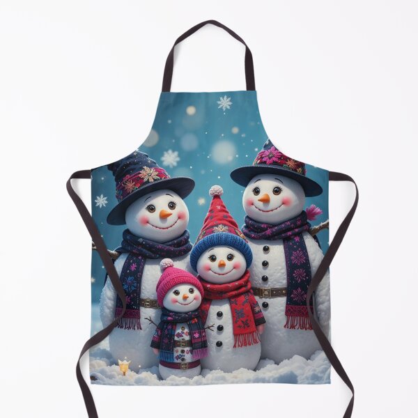 Item preview, Charming Snowman Family in Winter Wonderland designed and sold by InezPhotography.