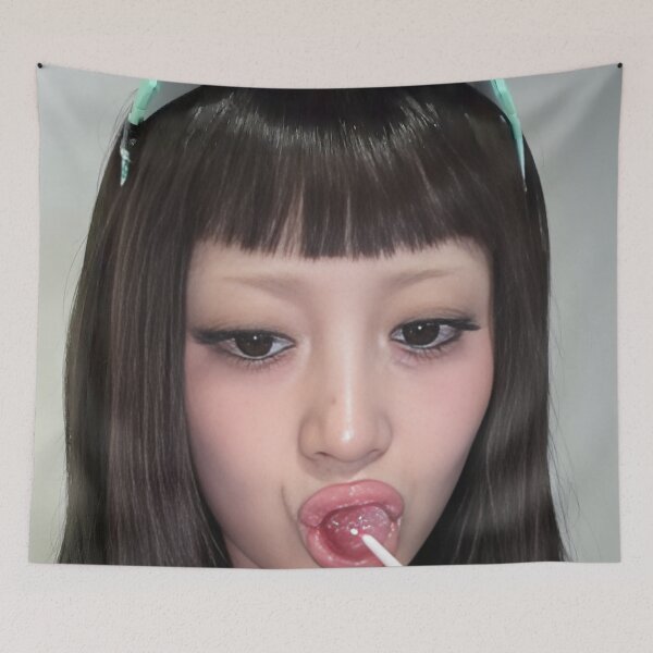 Item preview, LE SSERAFIM SPAGHETTI Yunjin Merch – Limited K‑Pop Apparel & Accessories designed and sold by Valereekmerch.