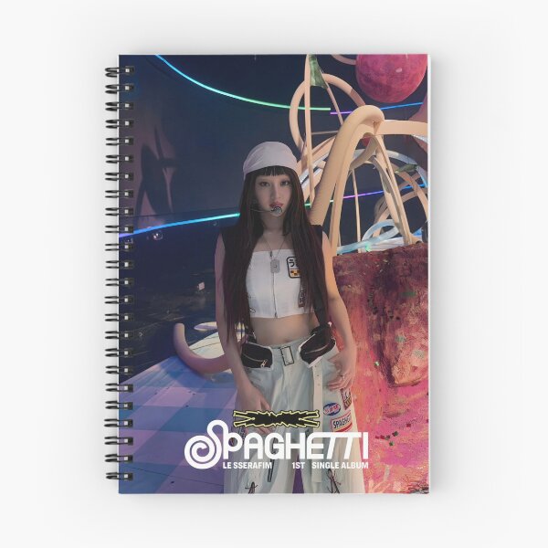 Item preview, LE SSERAFIM SPAGHETTI Yunjin Merch – Limited K‑Pop Apparel & Accessories designed and sold by Valereekmerch.