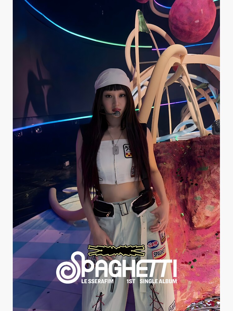 LE SSERAFIM SPAGHETTI Yunjin Merch – Limited K‑Pop Apparel