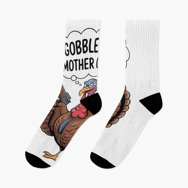 Item preview, Gobble Gobble Mother Cluckers Funny Thanksgiving Turkey designed and sold by WalshDrawnLaugh.