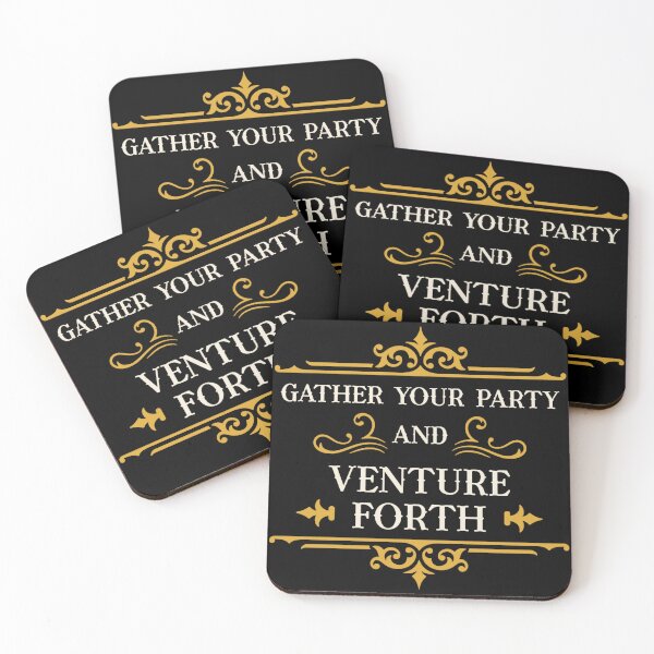 Item preview, Gather Your Party And Venture Forth Rpg Gaming  designed and sold by revealmade.