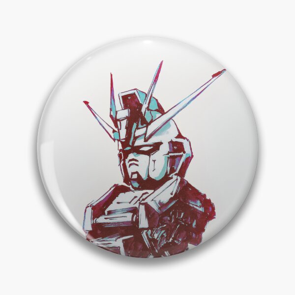 Item preview, Gundam head ink art version 3 designed and sold by sabartgunpla.