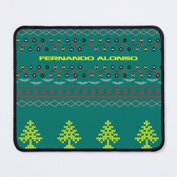 Item preview, Fernando Alonso F1 2025 Ugly Sweater Christmas socks and stockings designed and sold by Pink Polar F1.