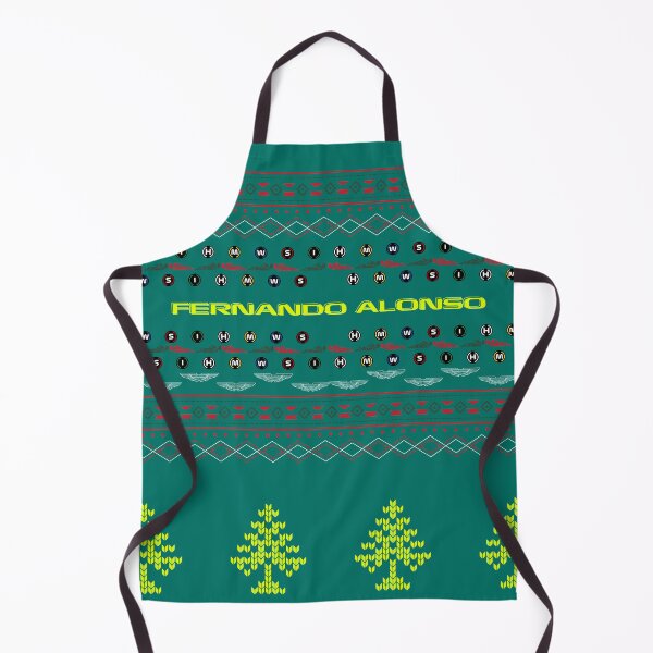 Item preview, Fernando Alonso F1 2025 Ugly Sweater Christmas socks and stockings designed and sold by Pink Polar F1.