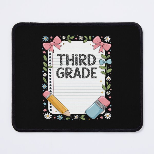 Artikelvorschau, Third Grade Coquette Bow Pencil Back To School Teacher Kid entworfen und verkauft von Idarmotar.