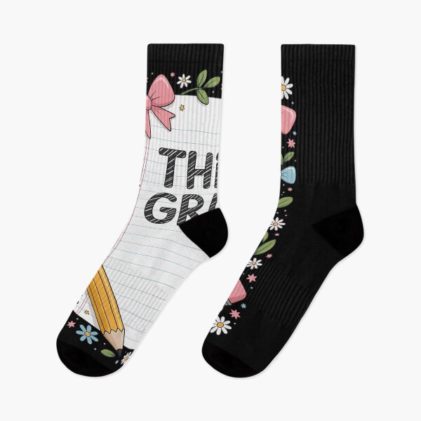 Artikelvorschau, Third Grade Coquette Bow Pencil Back To School Teacher Kid entworfen und verkauft von Idarmotar.
