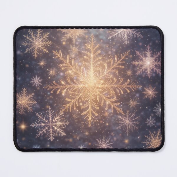 Item preview, Glowing Snowflakes in a Mystical Night designed and sold by InezPhotography.