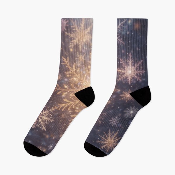 Item preview, Glowing Snowflakes in a Mystical Night designed and sold by InezPhotography.