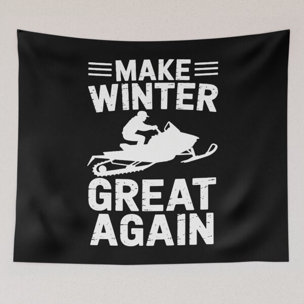 Item preview, Make Winter Great Again Funny Snowmobile Owner Republican designed and sold by georgiaarsnal.