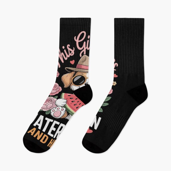 Item preview, This Girl Loves Watermelon And Her Brussels Griffon Dog Mom designed and sold by Idarmotar.