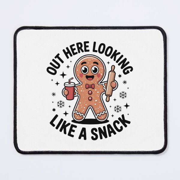 Item preview, Out Here Looking Like A Snack Christmas Boujee Gingerbread designed and sold by georgiaarsnal.