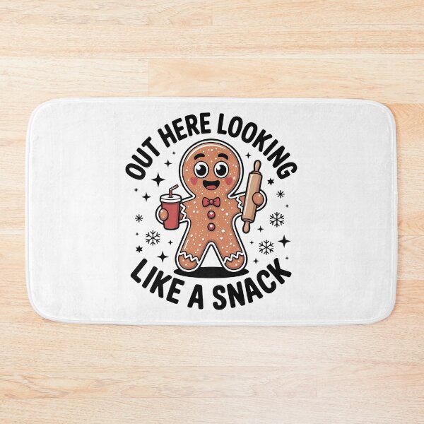 Item preview, Out Here Looking Like A Snack Christmas Boujee Gingerbread designed and sold by georgiaarsnal.