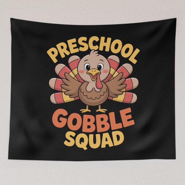 Item preview, Preschool Gobble Squad Cute Turkey Thanksgiving Teacher designed and sold by georgiaarsnal.