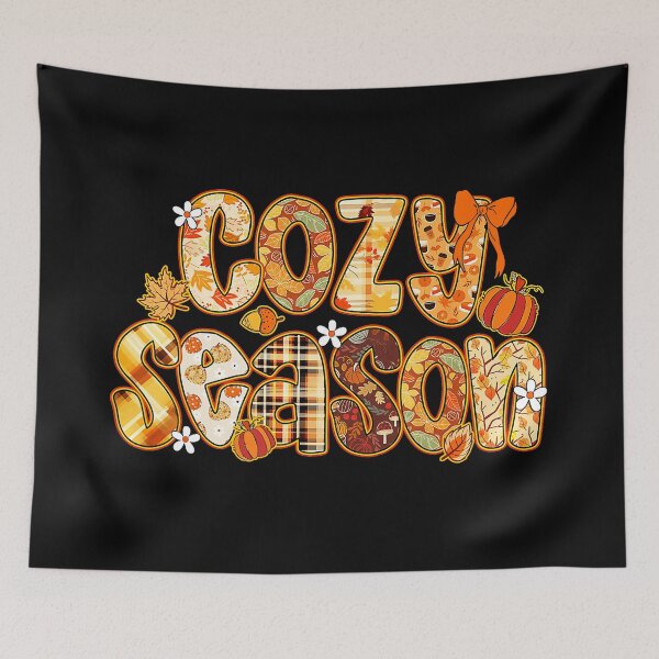 Item preview, Cozy Season Autumn Fall Vibes Halloween Thanksgiving Pumpkin  designed and sold by JEFDodsonArt.