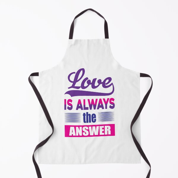 Item preview, Love Is Always the Answer Positive Quote designed and sold by MursalinDesigns.