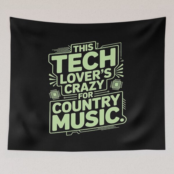 Item preview, This Tech Lover's Crazy For Country Music Southern Regions designed and sold by Idarmotar.