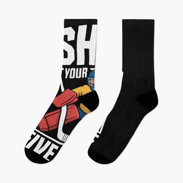 Item preview, Shut Your Five Hole Funny Ice Hockey Goalie Goalkeeper Team designed and sold by georgiaarsnal.