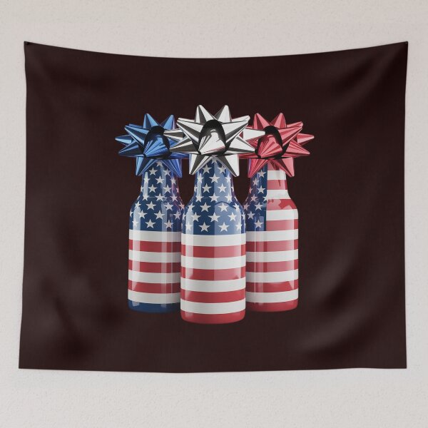 Item preview, Three Bottles Of Beer USA Independence Day 4th Of July designed and sold by Idarmotar.