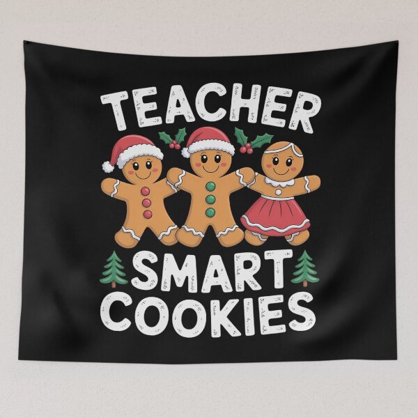 Item preview, Teacher Of Smart Cookies Gingerbread Xmas designed and sold by georgiaarsnal.