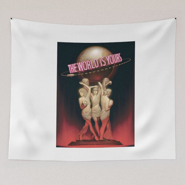 Item preview, Scarface The World is Yours Statue 26 Oversized  designed and sold by NOELGARCIAA.