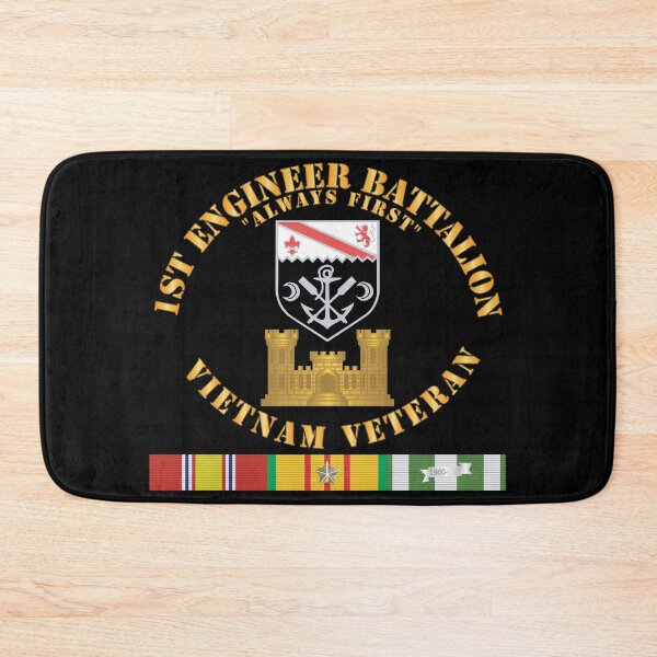 Item preview, Army - 1st Engineer Battalion - Always First - Vietnam Vet w Branch w VN SVC X 300 designed and sold by Military Insignia Products.