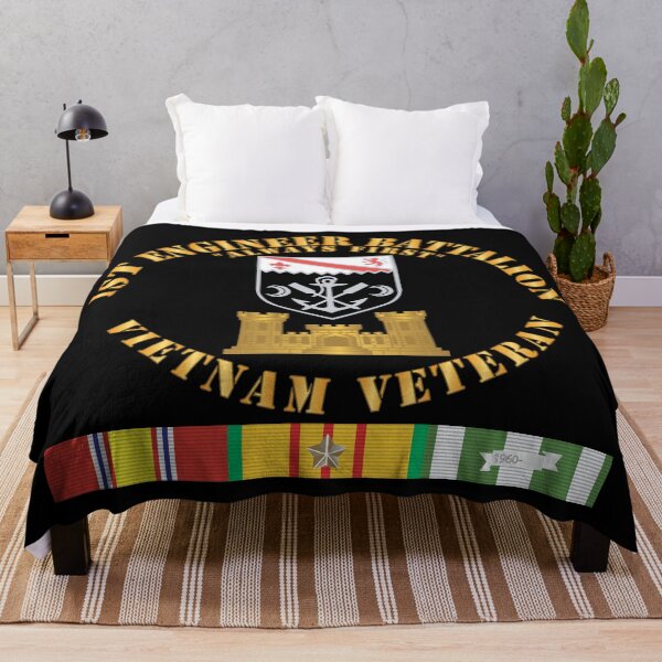 Item preview, Army - 1st Engineer Battalion - Always First - Vietnam Vet w Branch w VN SVC X 300 designed and sold by Military Insignia Products.