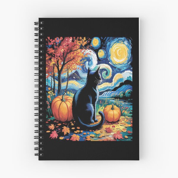 Item preview, Cat Starry Night Cat Lover Thanksgiving Fall Autumn designed and sold by VladoZork.