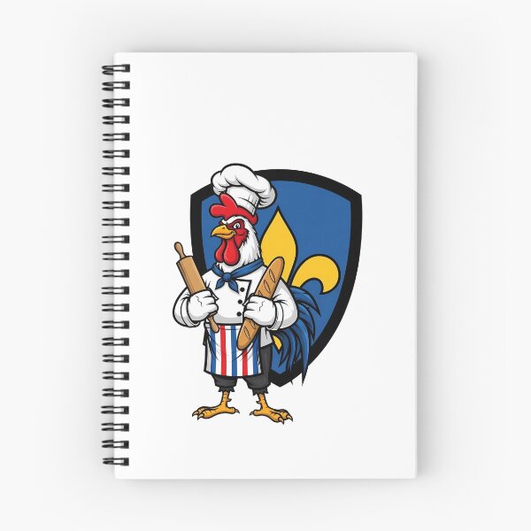 Item preview, French Chef Rooster Baker Fleur de Lis designed and sold by k3rstman1.
