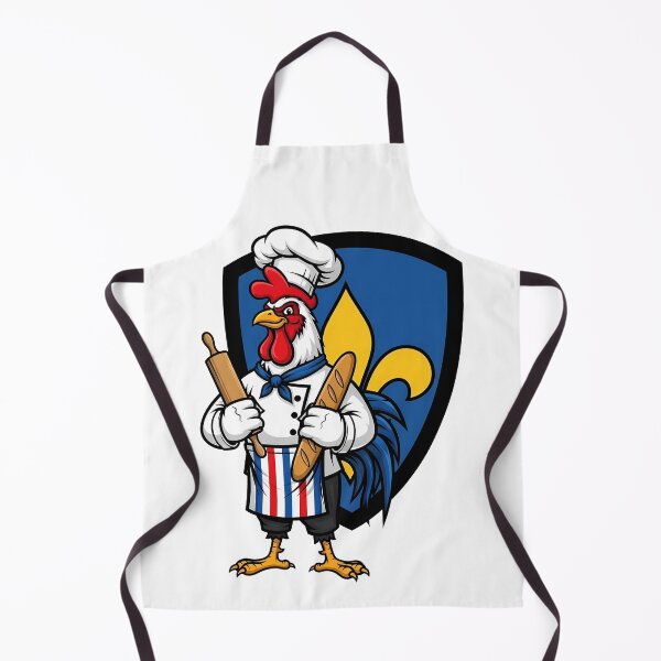 Item preview, French Chef Rooster Baker Fleur de Lis designed and sold by k3rstman1.